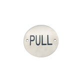 Pull Door Sign