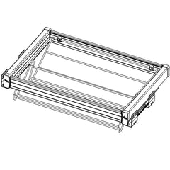 Wellmax Aluminum and Iron Drawer Shoe Rack HZL905C