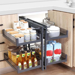Magic Corner Glass + Stainless Steel GLS017E