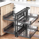 Magic Corner Glass + Stainless Steel GLS017E
