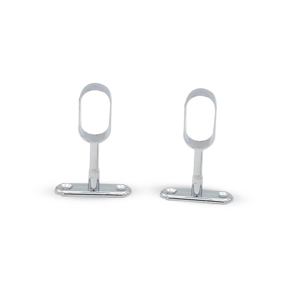 Pair of Oval Hanging Rod Bracekts