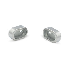 Pair of Oval Hanging Rod Bracekts