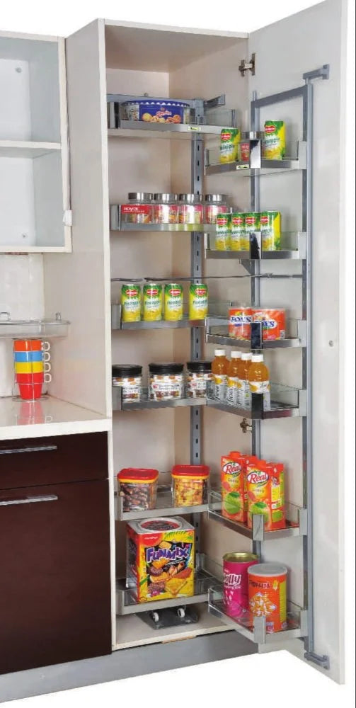 Sig Plus Stainless Steel + Glass Fridge Unit Pantry Unit PL022B