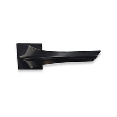 Wavy Rosette Matt Black Color