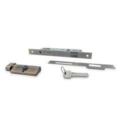 Yale Lockbody with Cylinder AB Color