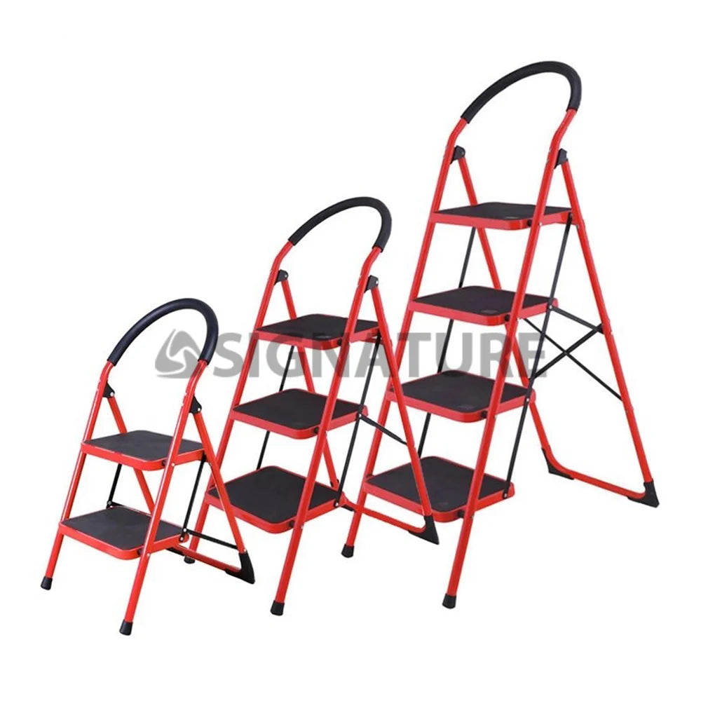 2 3 4 step folding steel iron ladder