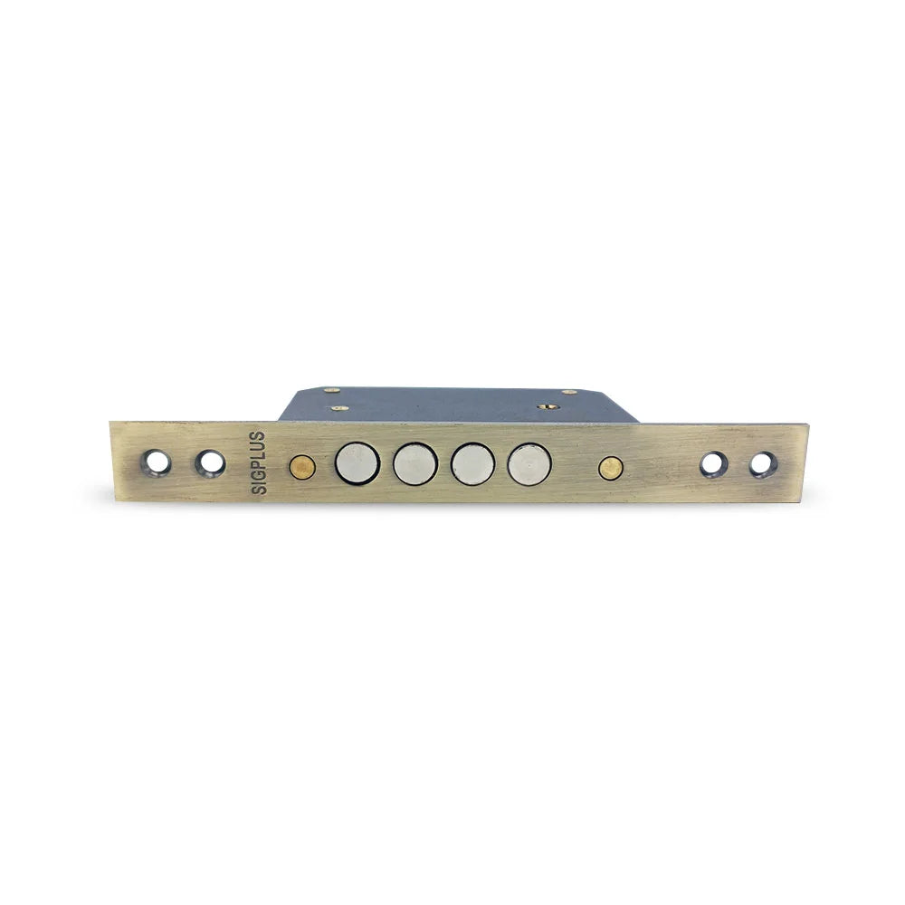 Sig Plus brand 4 Bolt Deadlock in Matt Antique Brass Finish / Color