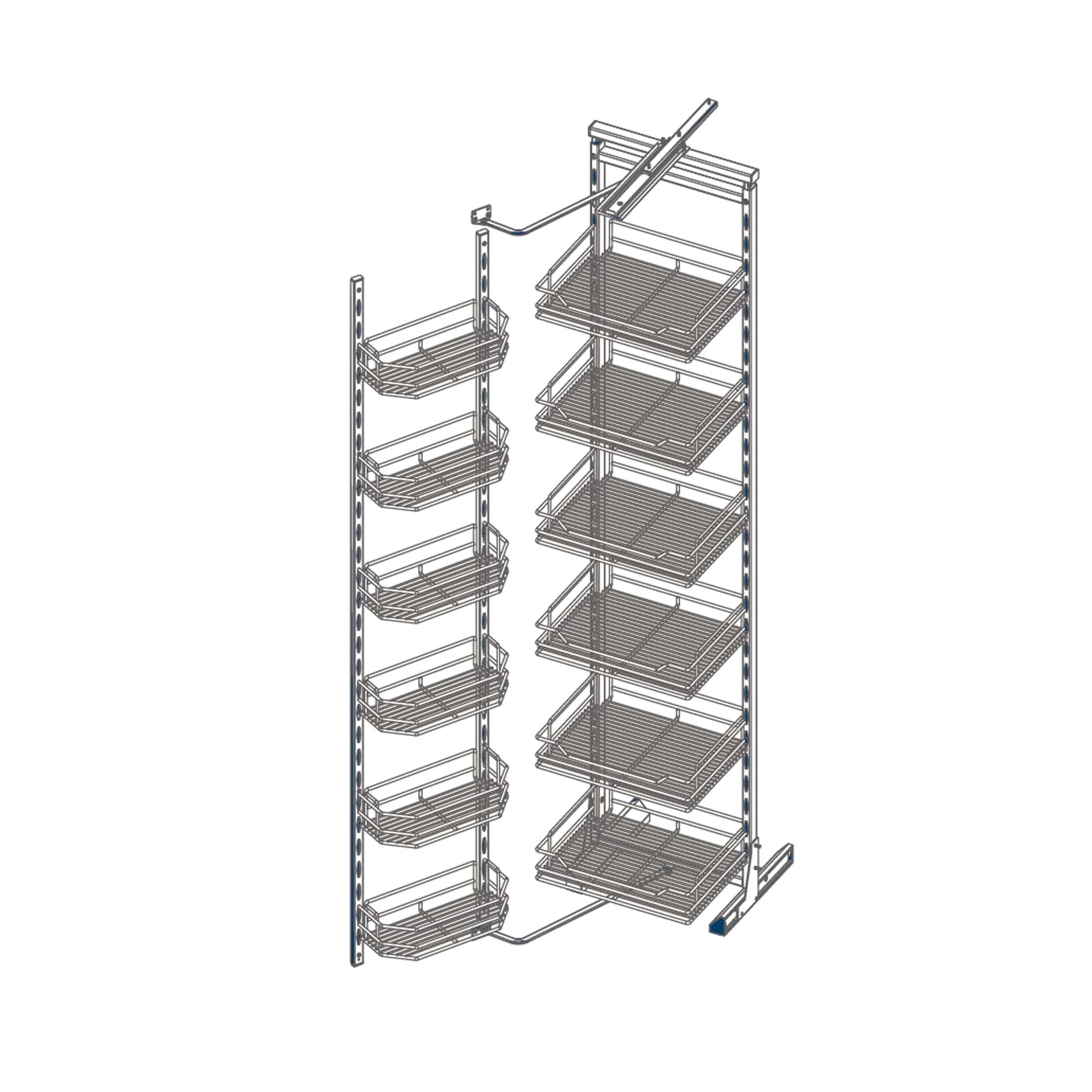 Wellmax PTJ022 Larder Tall Unit for storing kitchen items