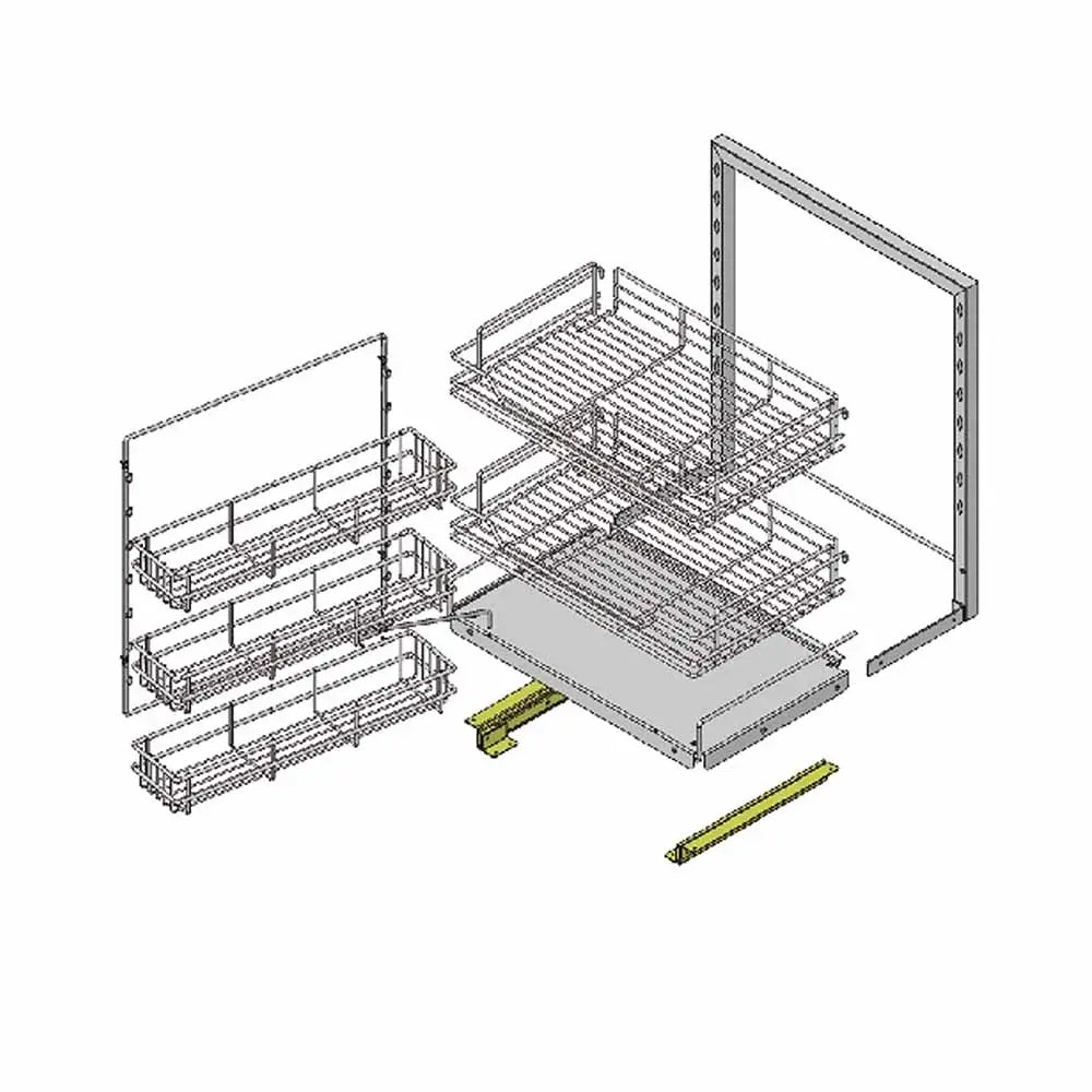 Wellmax Corner Basket PTJ017K PTJ017J