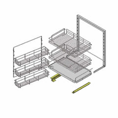 Wellmax Corner Basket PTJ017K PTJ017J
