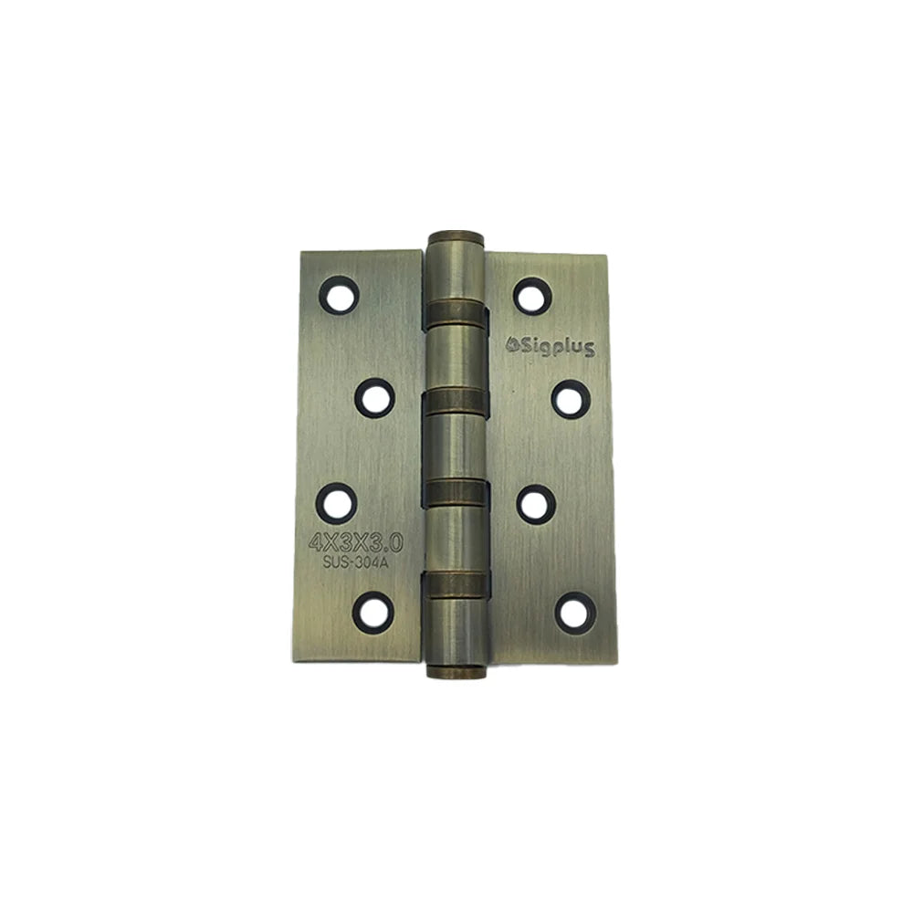 Sig Plus Stainless Steel Door Hinges Antique Brass Color