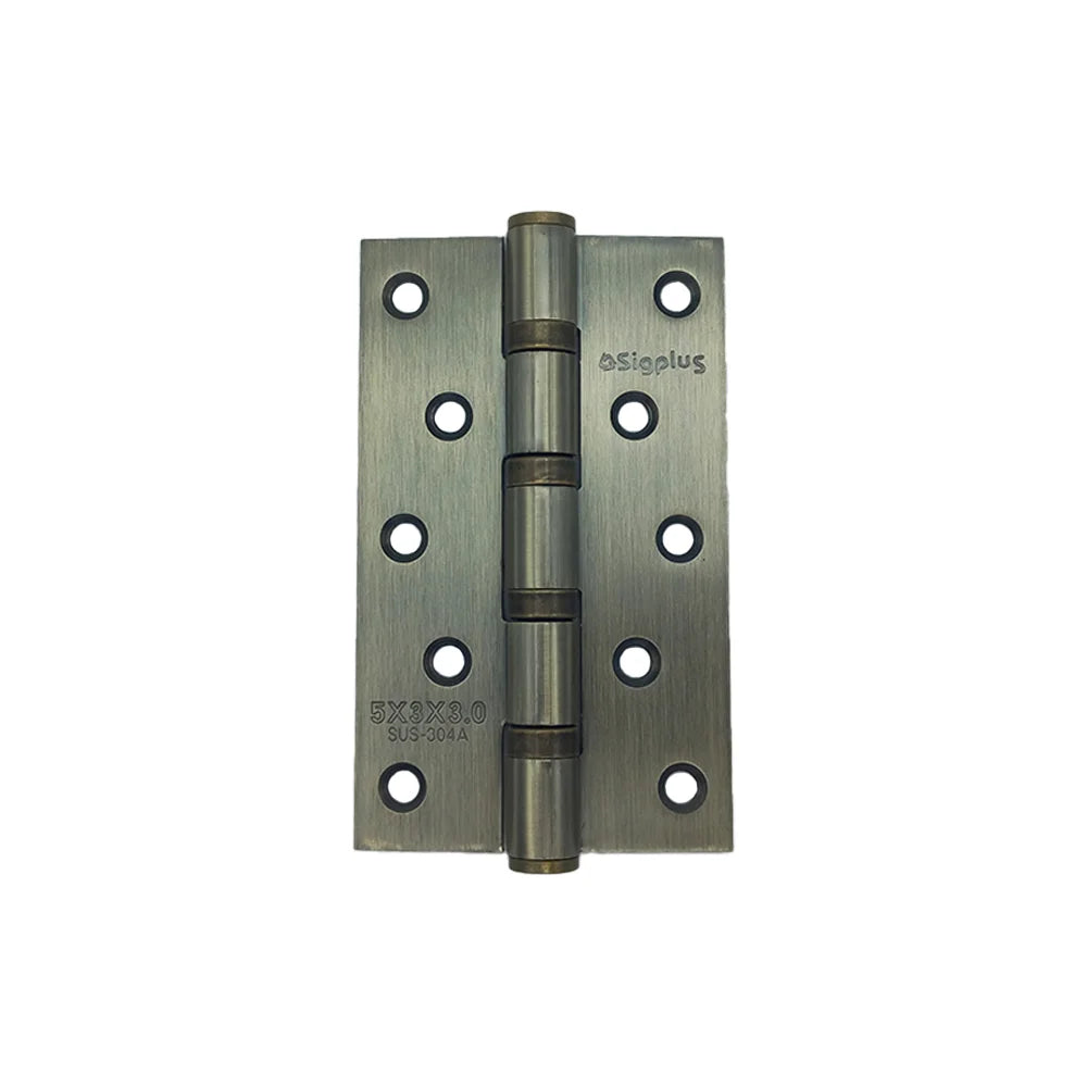 Sig Plus Stainless Steel Door Hinges Antique Brass Color