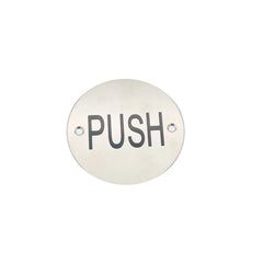 Push Door Sign