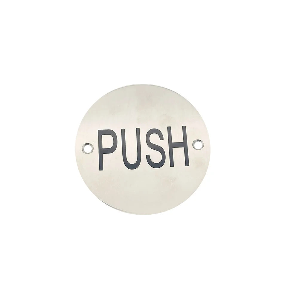 Push Door Sign