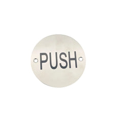 Push Door Sign