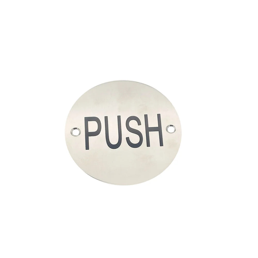 Push Door Sign