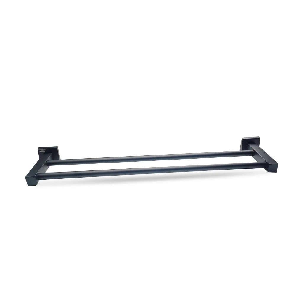 Stainless Steel Towel Hanger in Matt Black Finish