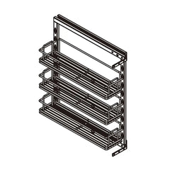 Wellmax 3 Layer Side Basket KPTJ009F