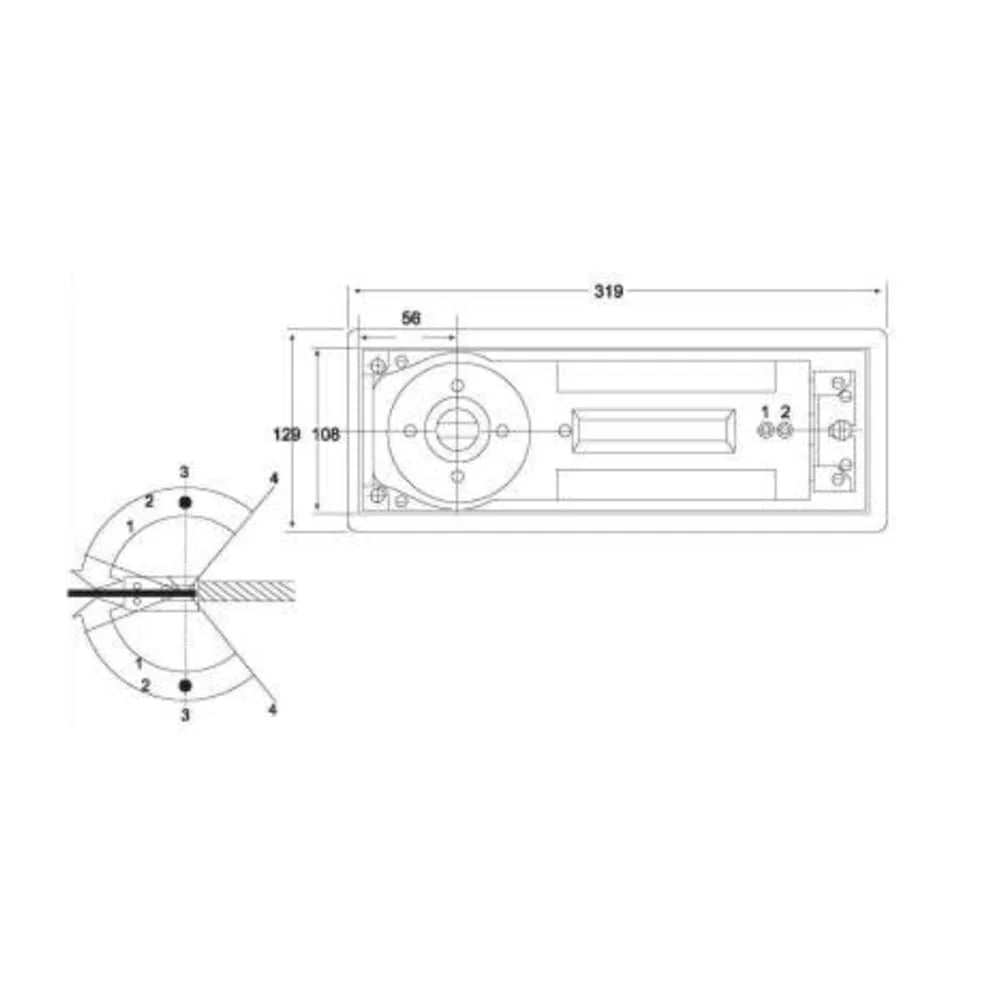 Kolf Floor Hinge KTS-8401