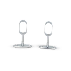 Pair of Oval Hanging Rod Bracekts