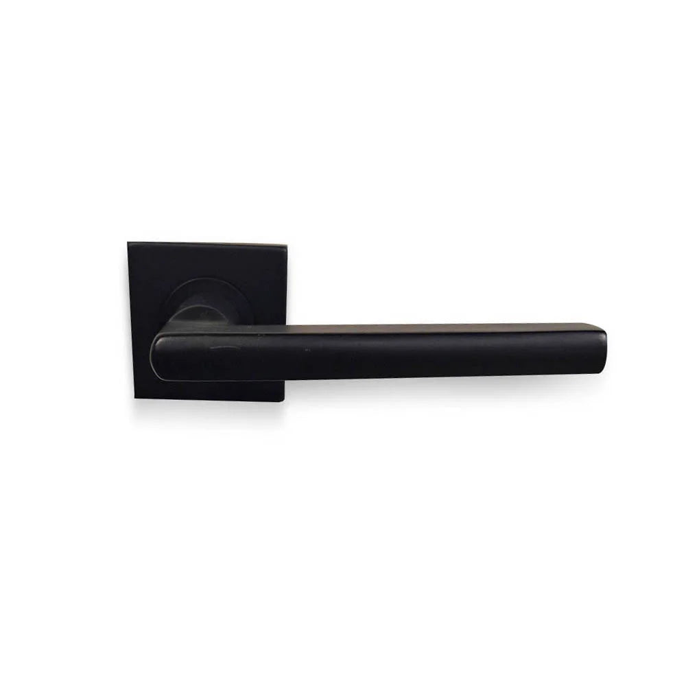 Prism Door Handle Lock Matt Black