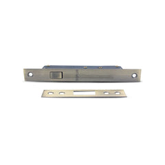 sliding door lock in antique brass finish