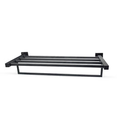 Towel Shelf Black Stainless Steel