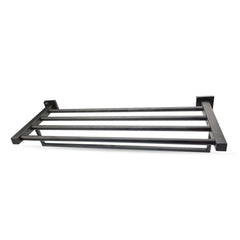 Towel Shelf Black Stainless Steel