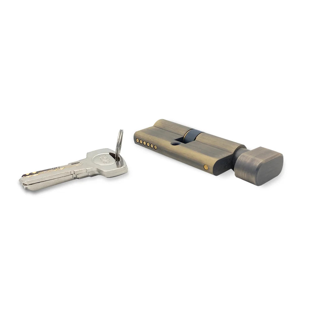 Yale Lockbody with Cylinder AB Color
