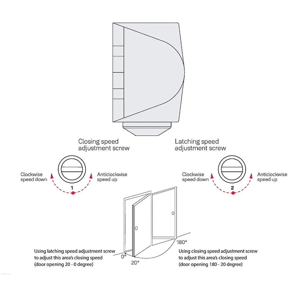 Yale Door Closer YDC 2022 HO