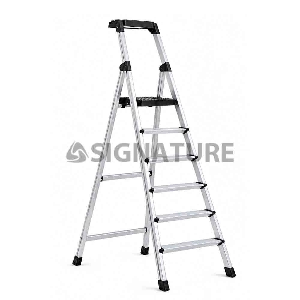 6 Step Aluminum Platform Ladder