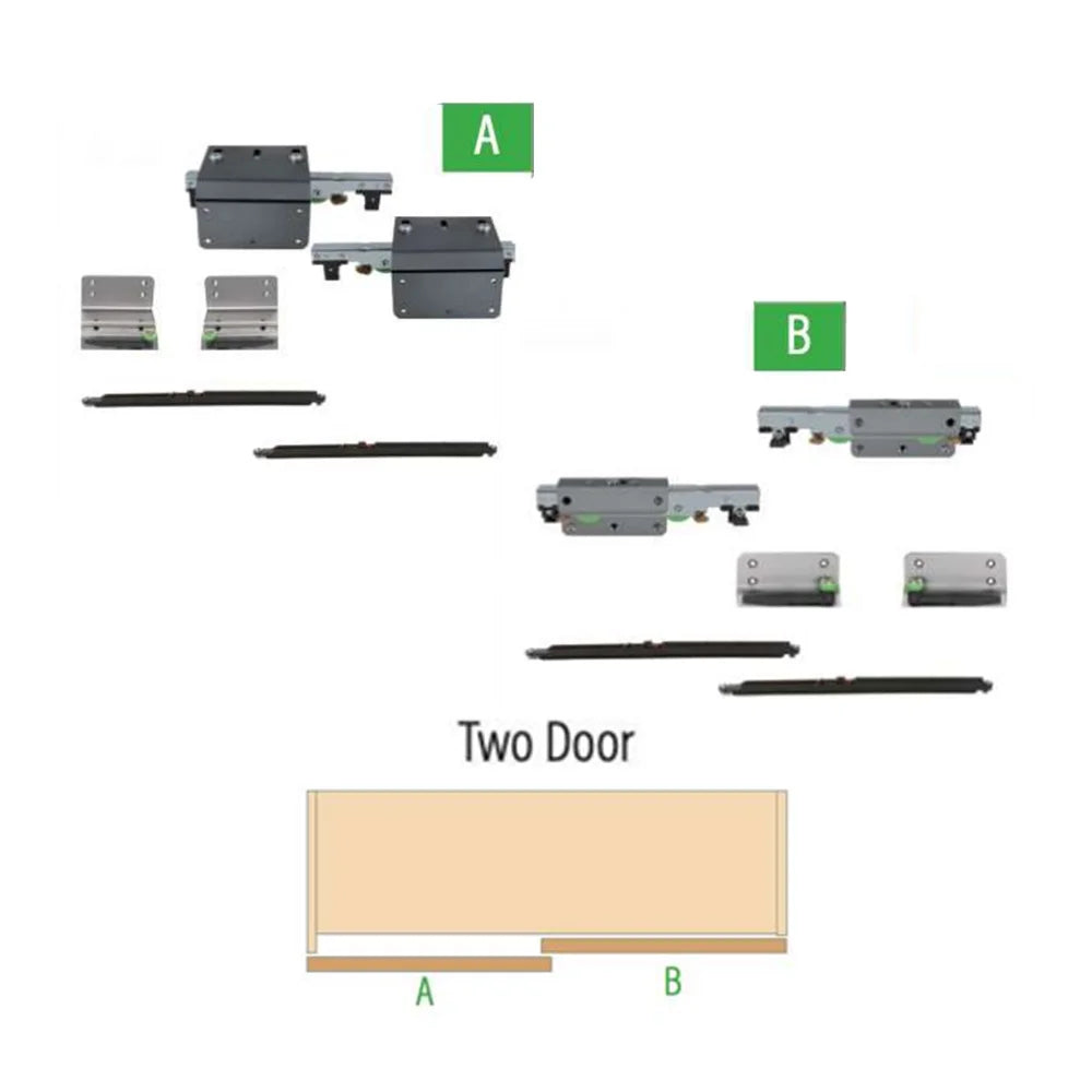 OPK Soft closing 2 door system Ocean 6