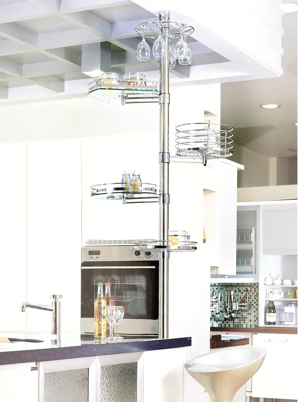 Pole System for Kitchen
