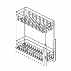 Wellmax Spice & Bottle Rack PTJ023C