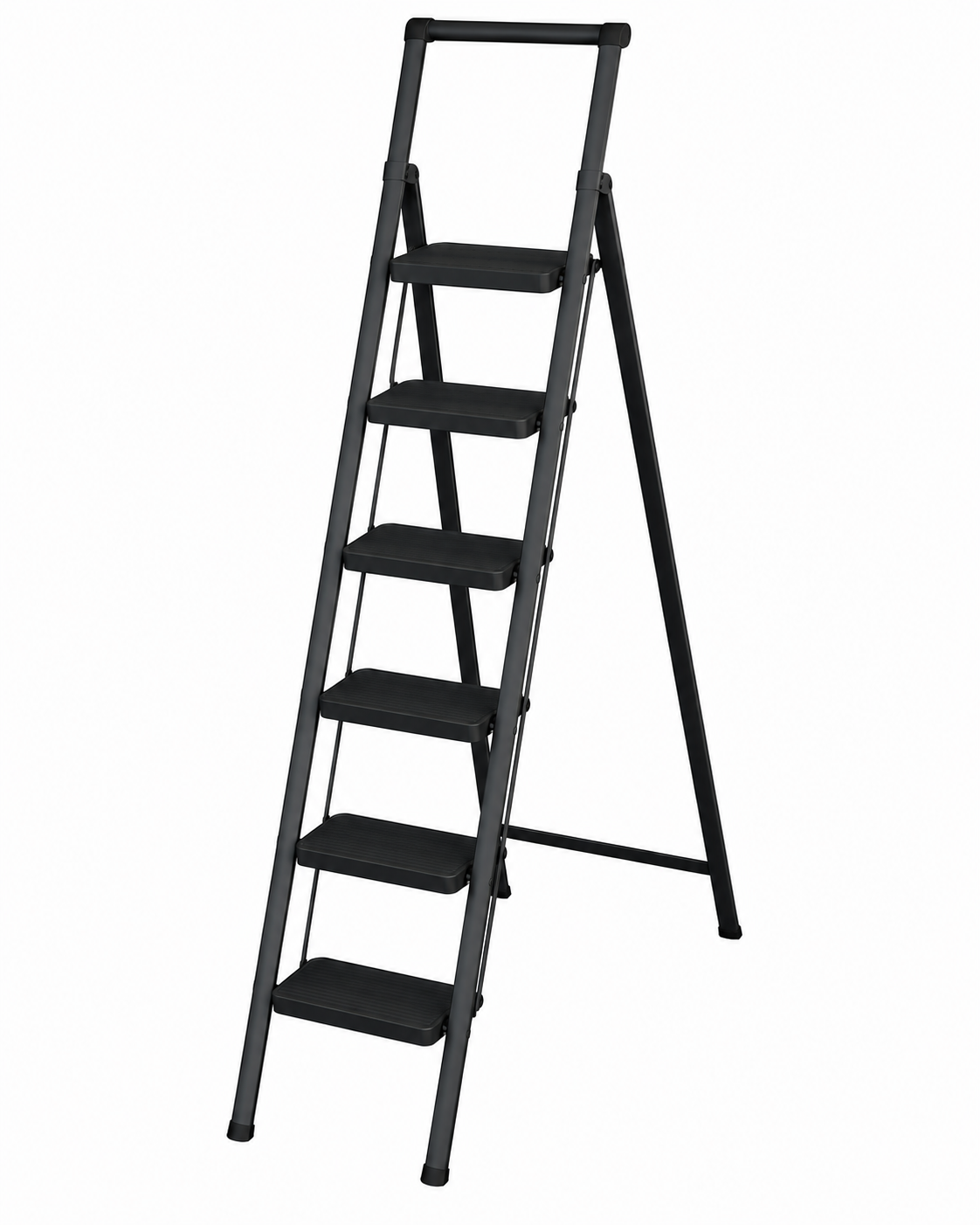 6 Step Metal Folding Ladder