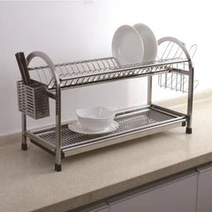 2 layer counter dish and plate rack sj304 multi function