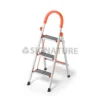 3 step aluminum + stainless steel ladder