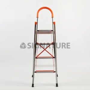 4 step aluminum + stainless steel ladder