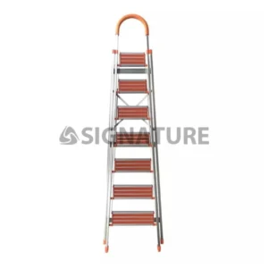 7 step aluminum + stainless steel ladder
