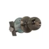 yale round knob Cylindrical Locksets 5127 Antique Brass