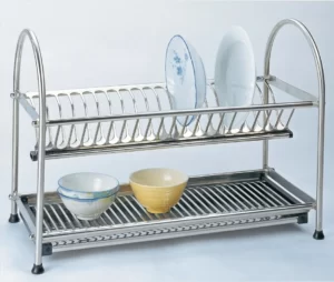 Counter Plate and DIsh Rack Holder for Kitchen