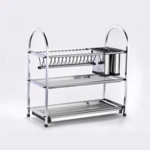 3 layer plate rack multi function