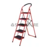 5 step folding steel iron ladder