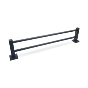 Stainless Steel Towel Hanger in Matt Black Finish