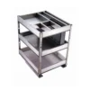 HKGS010I 400mm cabinet pull out basket in stainless steel
