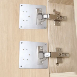 SS Hinge Plate for Cabinets