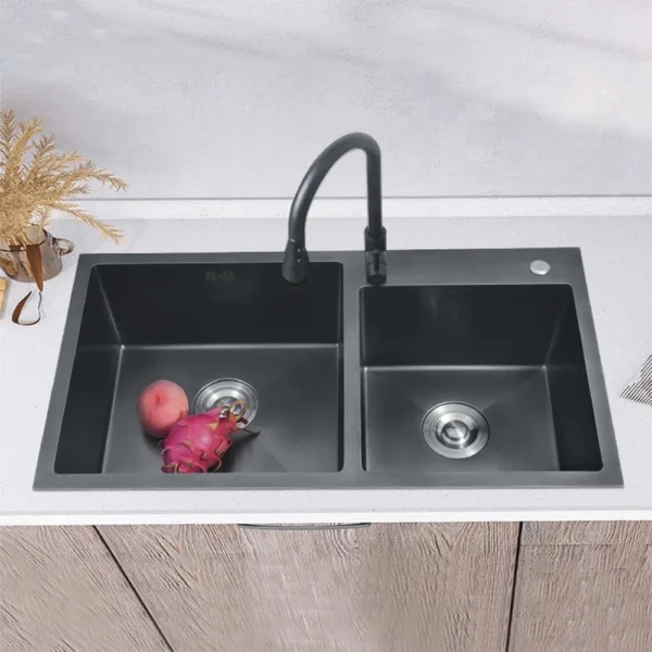 Stainless Steel Sink 7843 Black Color