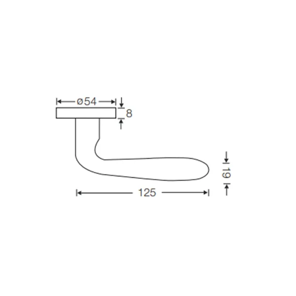 Yale Tubular Handle YTL-050