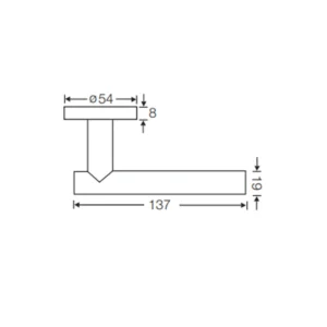 Yale Tubular Handle YTL-080